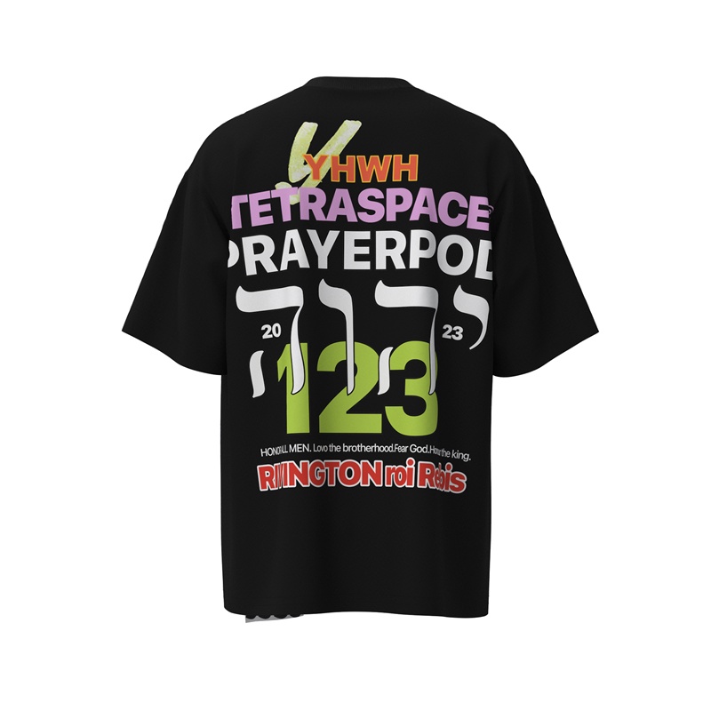 Áo Thun Cotton Tay Ngắn RRR123 Plus Size Unisex