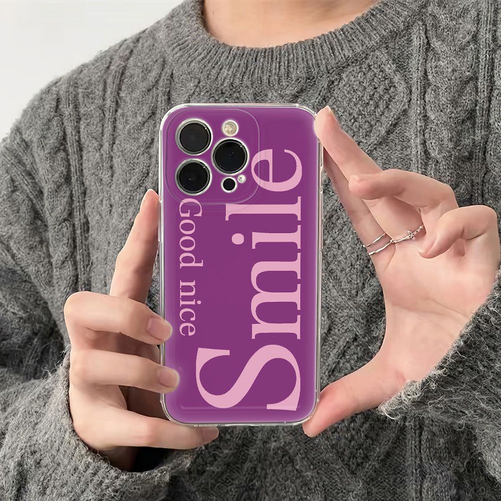 ✅Ốp Điện Thoại Mềm Chống Sốc Cho Iphone12 116In plussmile14promax1378 JQ4L