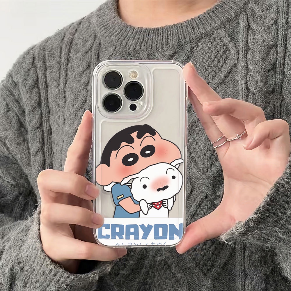 ✅Ốp Điện Thoại Mềm Chống Sốc Hình Shin-Chan Cho Iphone 6Siphone 12 13 1114 Pro Max 78 7GQK