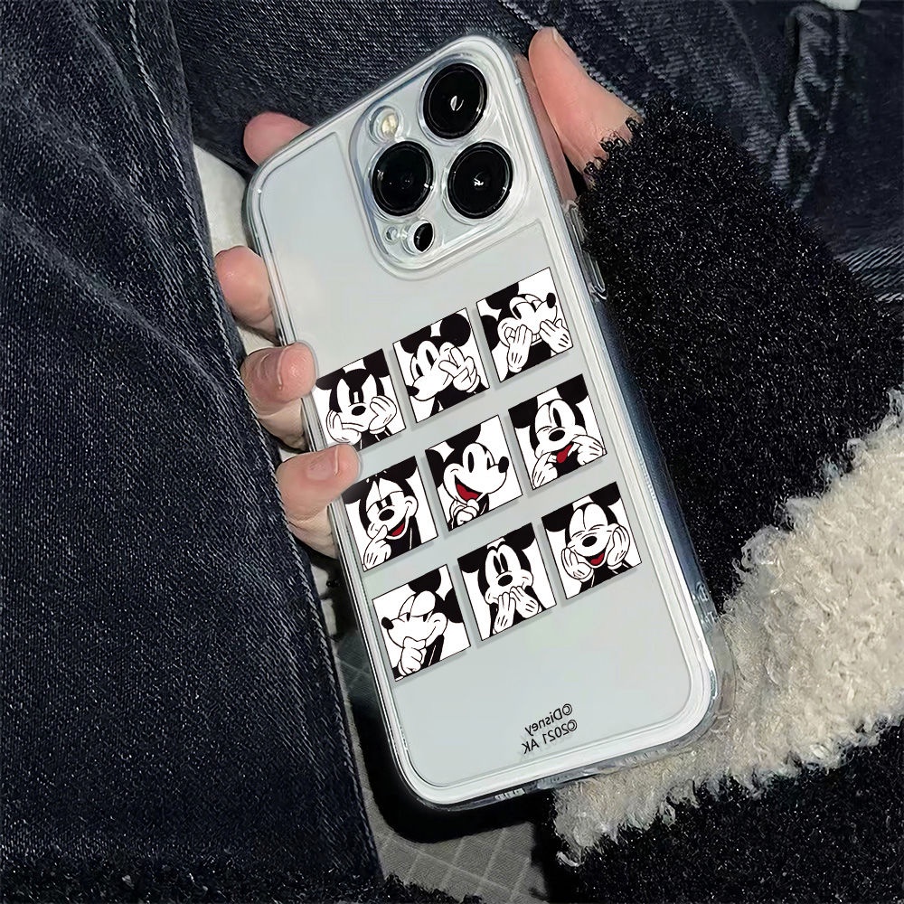 ✅Ốp Điện Thoại Mềm Chống Sốc Họa Tiết Chuột Mickey Cho Iphone 12136In plus14pro11 2QBC 78 max