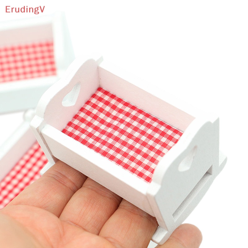 Mô Hình Nôi Em Bé Trang Trí Nhà Búp Bê Tỉ Lệ 1: 12