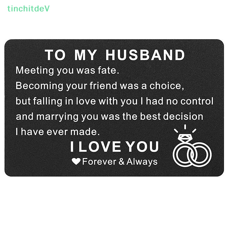 [TinchitdeV] Ví Đựng Thẻ Bằng Thép Không Gỉ Cho Husband Boyfriend Wife Girlfriend Valene Quà Tặng Sinh Nhật [Mới]