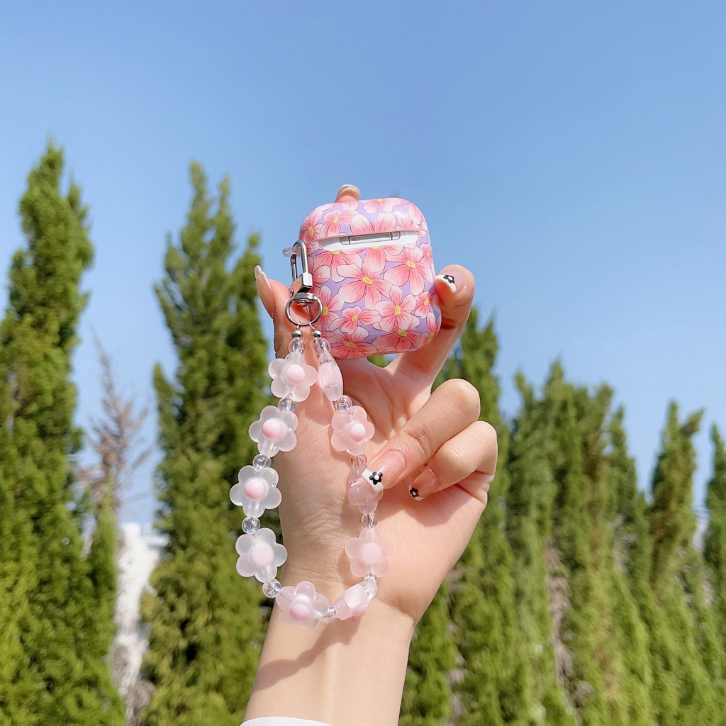 Vỏ Bảo Vệ Hộp Sạc Tai Nghe Bluetooth Airpods 1 2 3 Pro 2 2022 Bằng Tpu Mềm Họa Tiết Hoa Mộc Lan Xinh Xắn