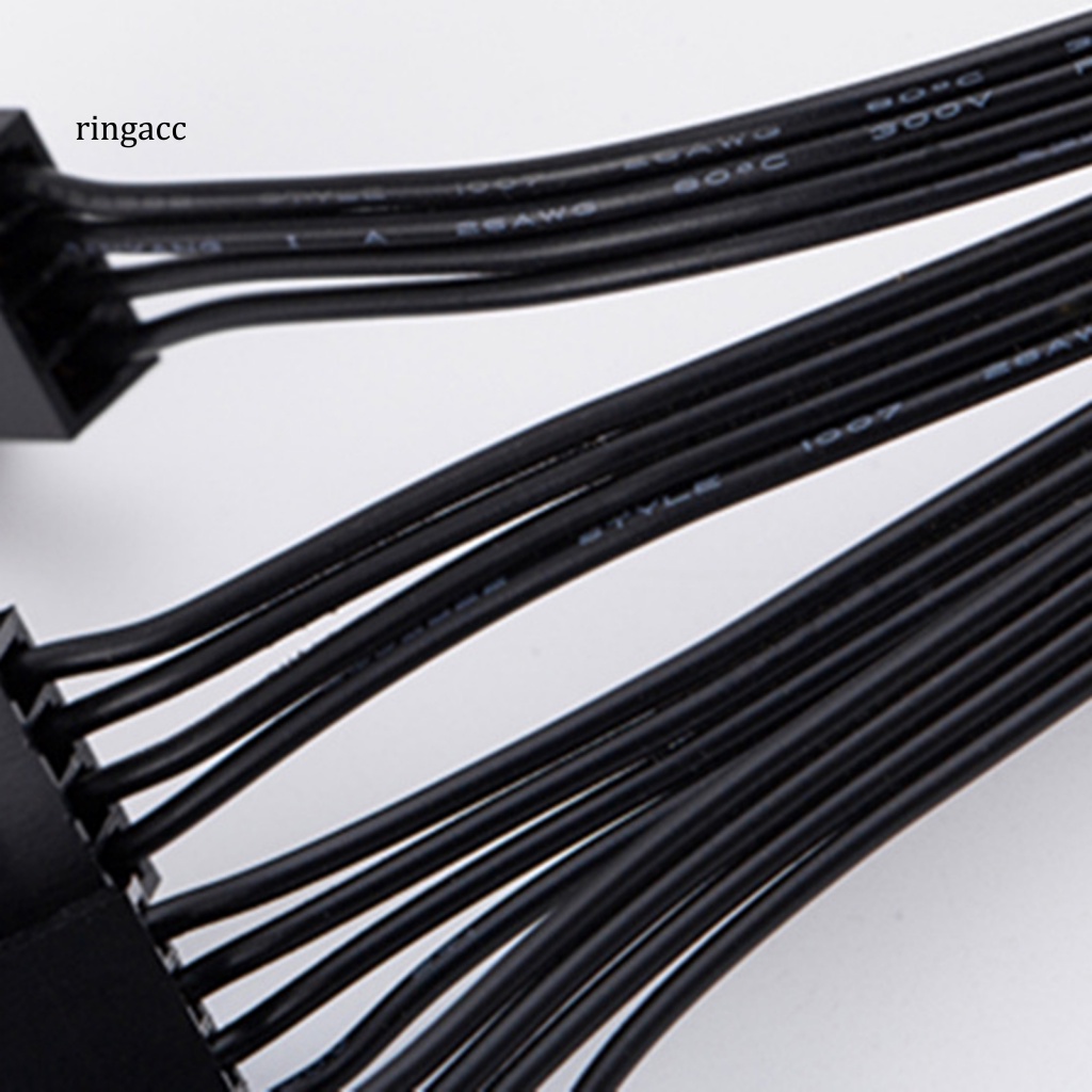 Rga Bộ 5 Dây Cáp Nối Dài Ổn Định Điện Mịn Màng Chống Nhiễu Chính 4-pin Bằng PVC Chất Lượng Cao Cho Văn Phòng