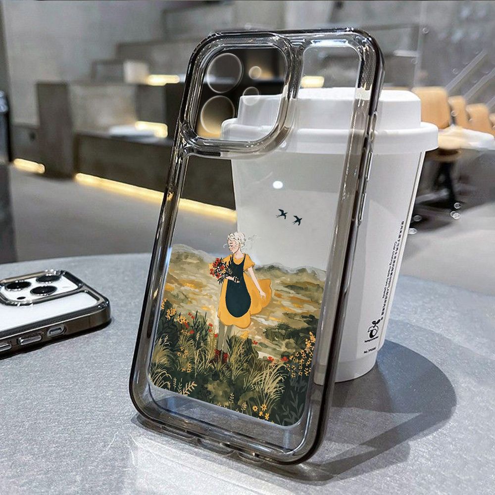 Ốp Điện Thoại TPU Mềm Trong Suốt Chống Sốc Cho Iphone 14 Plus 13 Pro Max 12 11 X Xs Xr 8 7