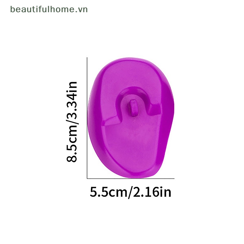 Bộ 2 Chụp Tai Silicone Bảo Vệ Tai Khi Nhuộm Tóc