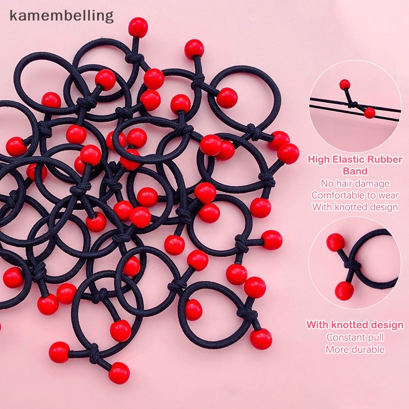 Set 50 Dây Buộc Tóc Co Dãn Xinh Xắn Cho Bé Gái