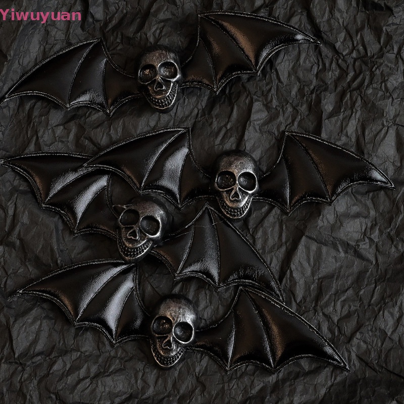 Kẹp Tóc Kim Loại Hình Đầu Lâu Phong Cách Gothic Lolita Mới