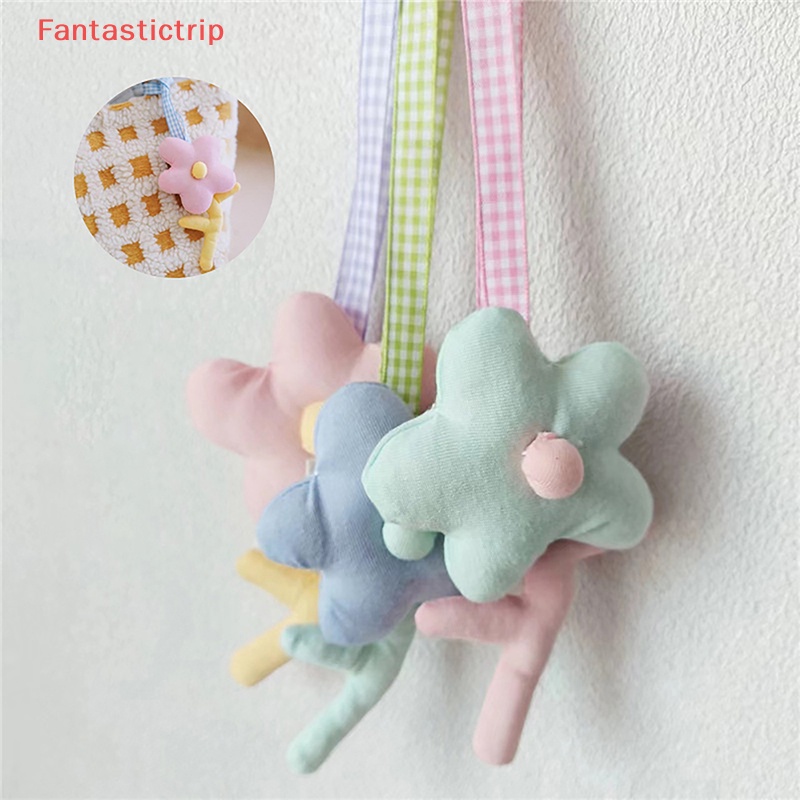 Móc Khóa Hình Bông Hoa Màu Kẹo Ngọt Mới