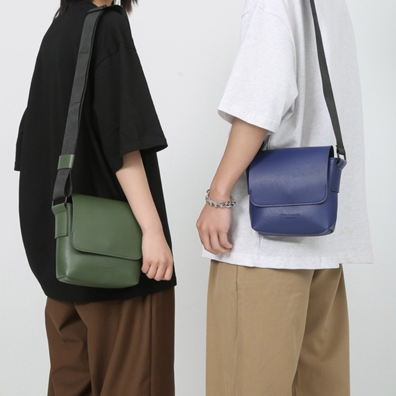 Túi Da PU Đeo Chéo Thời Trang Cho Nam Nữ