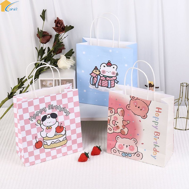 Túi Giấy Đựng Quà Họa Tiết Hoạt Hình Xinh Xắn