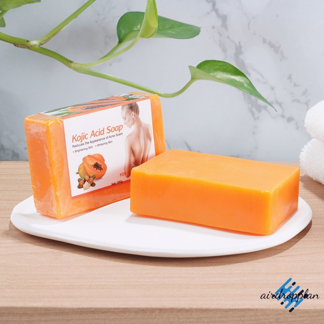 Xà Phòng Đu Đủ Kojic Acid Handmade Làm Trắng Làm Sạch Sâu Cho Da