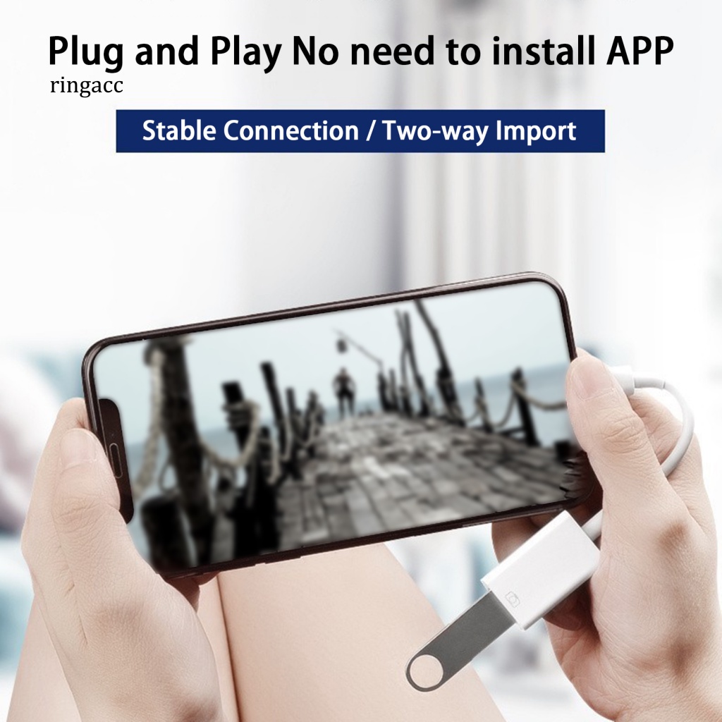 Đầu Chuyển Đổi USB 2.0 Sang Type-C USB Cho Điện Thoại