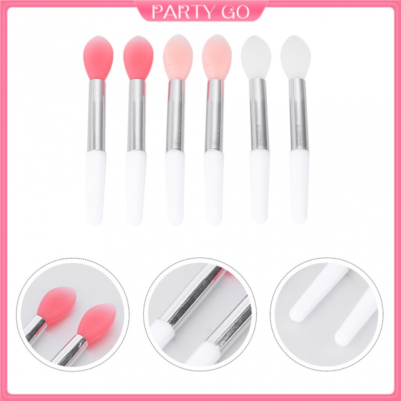 Set 6 Cọ Trang Điểm Mặt Bằng Silicone Tiện Dụng