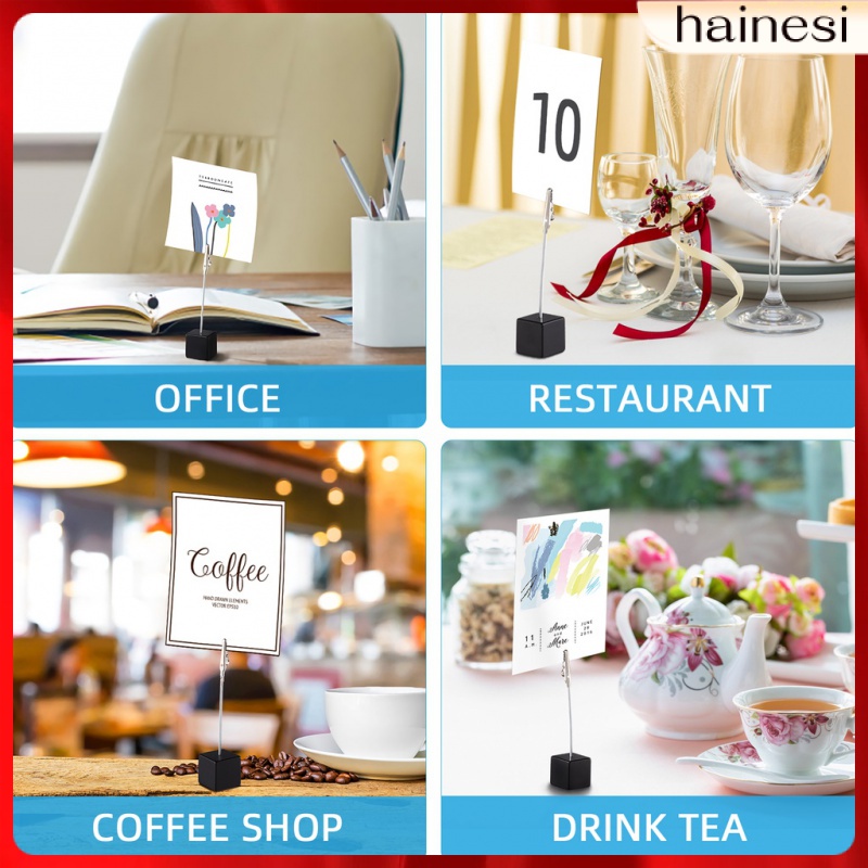 Set 10 Giá Đỡ Giấy Ghi Chú Hình Vuông Nhiều Màu