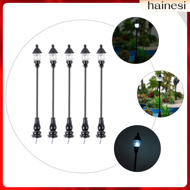 Set 5 Mô Hình Đèn Trang Trí Sân Vườn Phong Cách Vintage