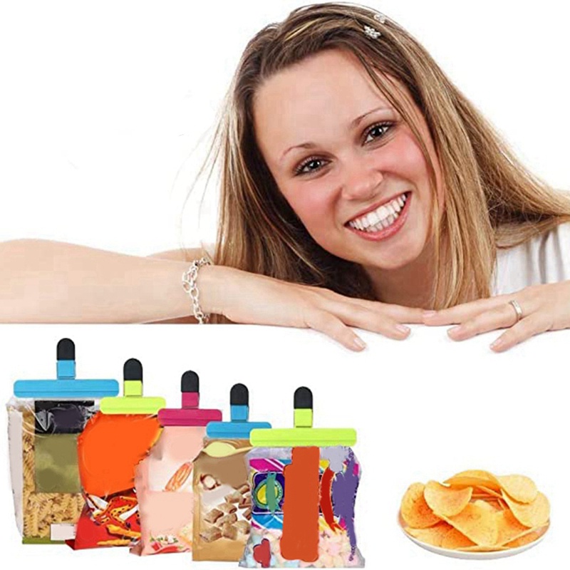 Kẹp Miệng Túi Thực Phẩm Bằng Nhựa Tiện Dụng