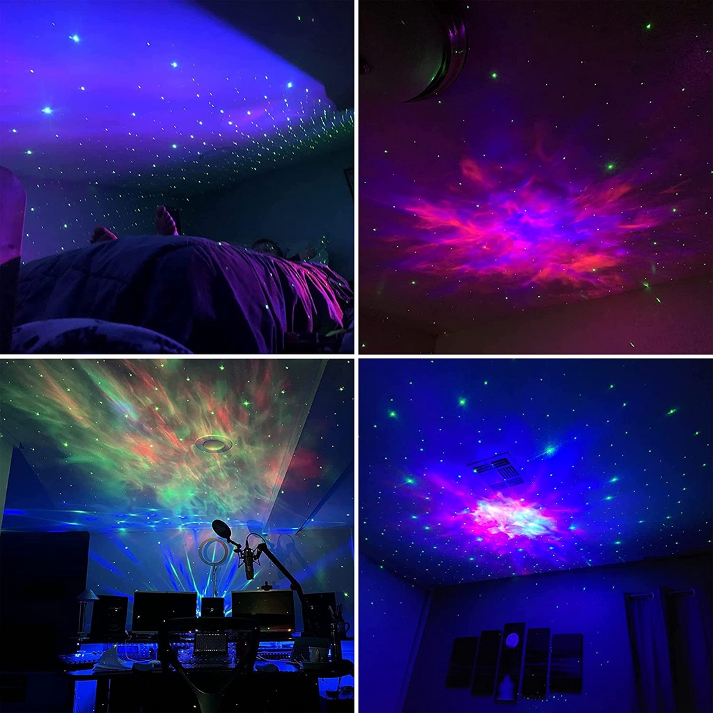 Galaxy Đèn Chiếu Ánh Sáng Ban Đêm Hình Phi Hành Gia Độc Đáo Trang Trí Nhà Cửa