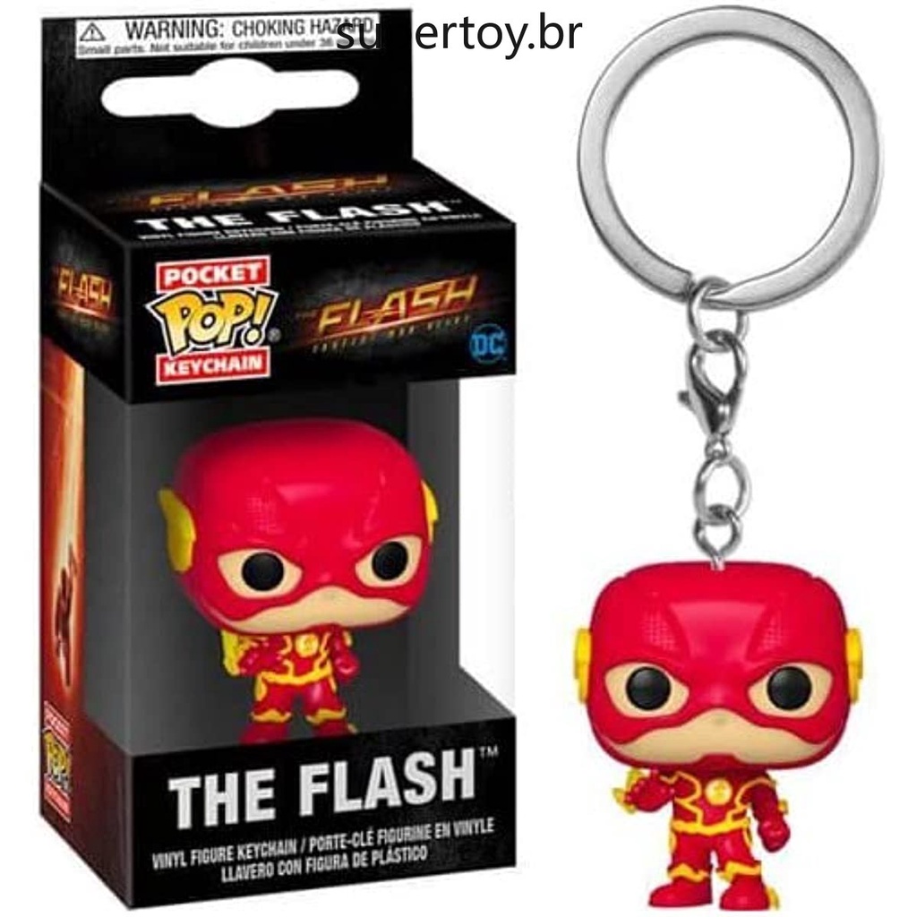 Funko pop Móc Khóa Hình Nhân Vật flash: the flash
