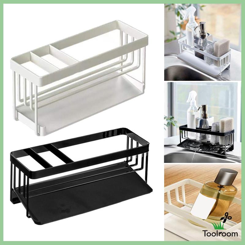 Giá Đỡ Bằng Thép Carbon Cho Cọ Rửa Chén / Xà Phòng Tiện Dụng