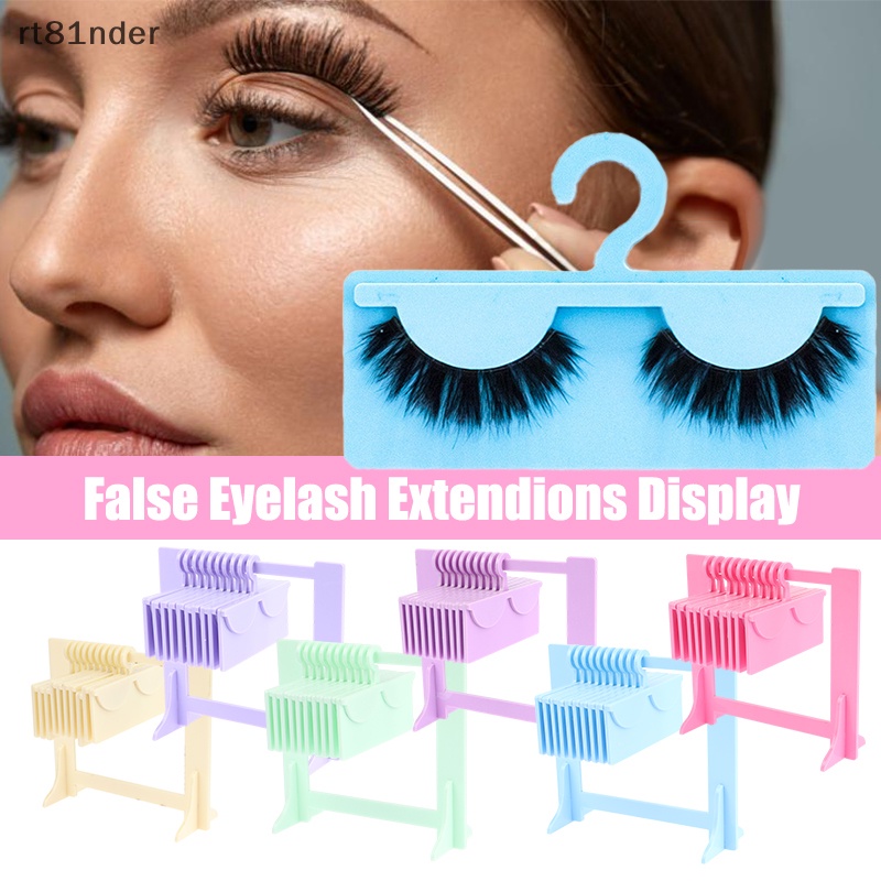 Set 10 Giá Đỡ Lông Mi Giả Mini Bằng Acrylic Tiện Dụng