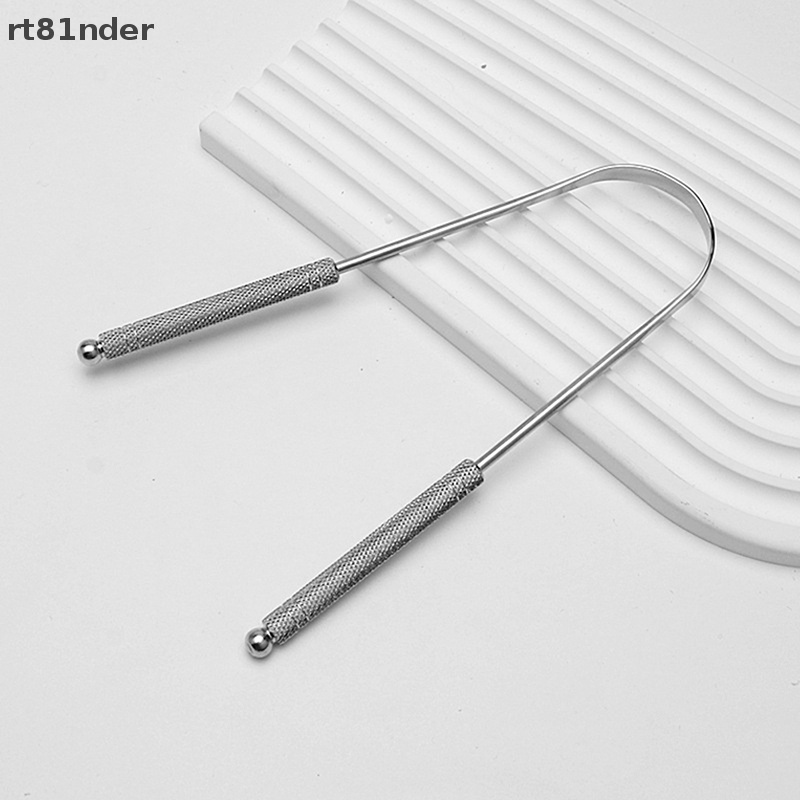 1 Dụng Cụ Nạo Làm Sạch Lưỡi Bằng Thép Không Gỉ Chất Lượng Cao