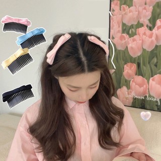 Lược cài tóc đính nơ kiểu công chúa dễ thương