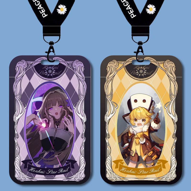 Honkai: Star Rail card sleeve Blade Transparent shell Kafka ACGN March 7th Name tag Silver Wolf anime Dan Heng Student card Fu Xuan Luocha animation Herta Jing Yuan new Seele Bronya
