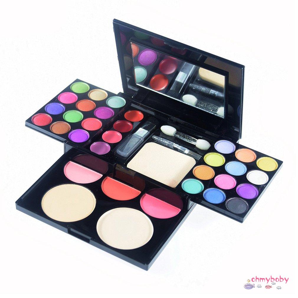 [Ready] Bộ Trang Điểm Nữ Cô Gái Mỹ Phẩm Nhỏ Gọn Full Chống Thấm Nước Lâu Dài Phấn Mắt Môi Má Hồng [Z/2]