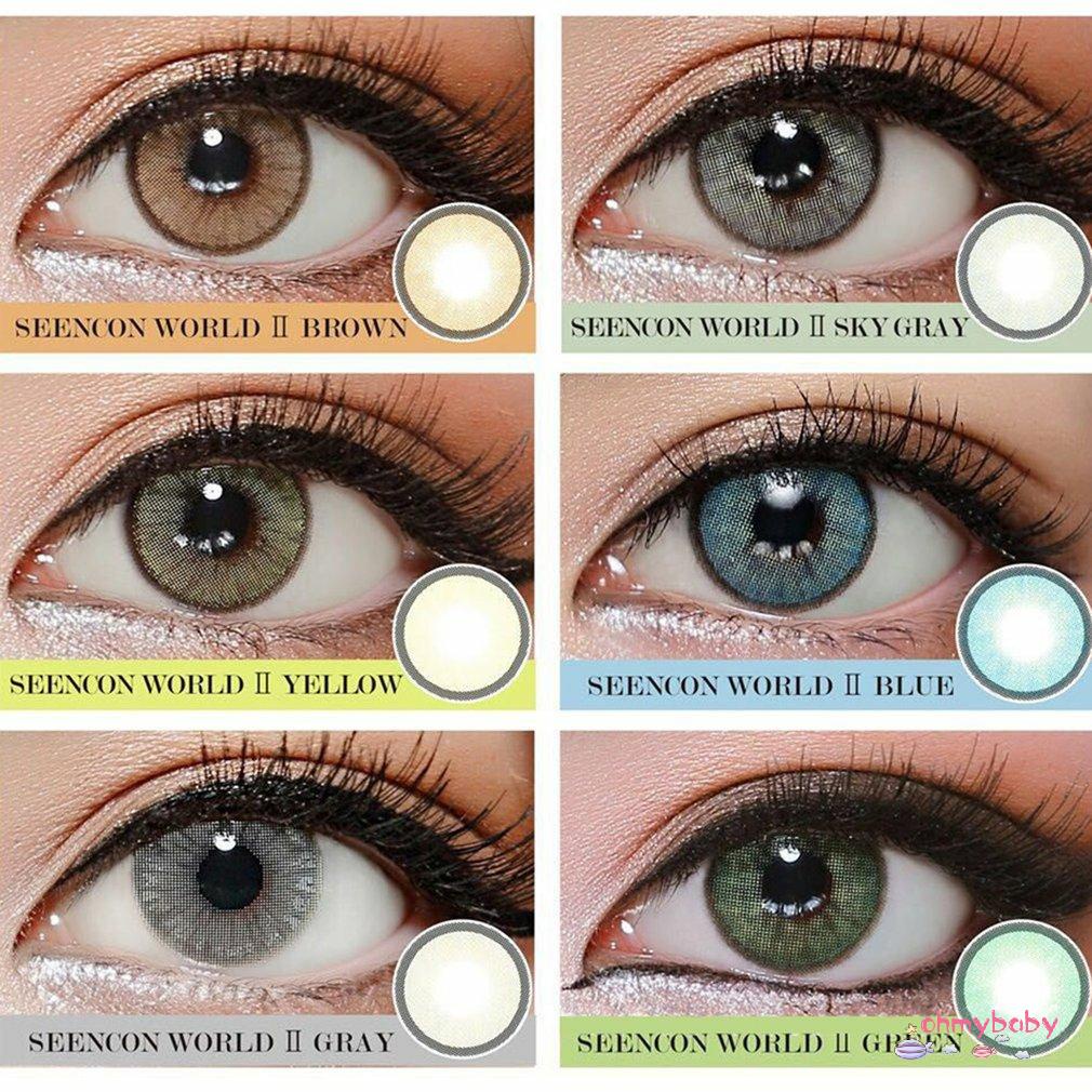 [OMB] Vòng Tròn Duyên Dáng Mắt To Làm Đẹp Kính Áp Tròng Đựng Mỹ Phẩm Dụng Cụ Hàng Ngày Shinning Cho Nữ [Z/5]