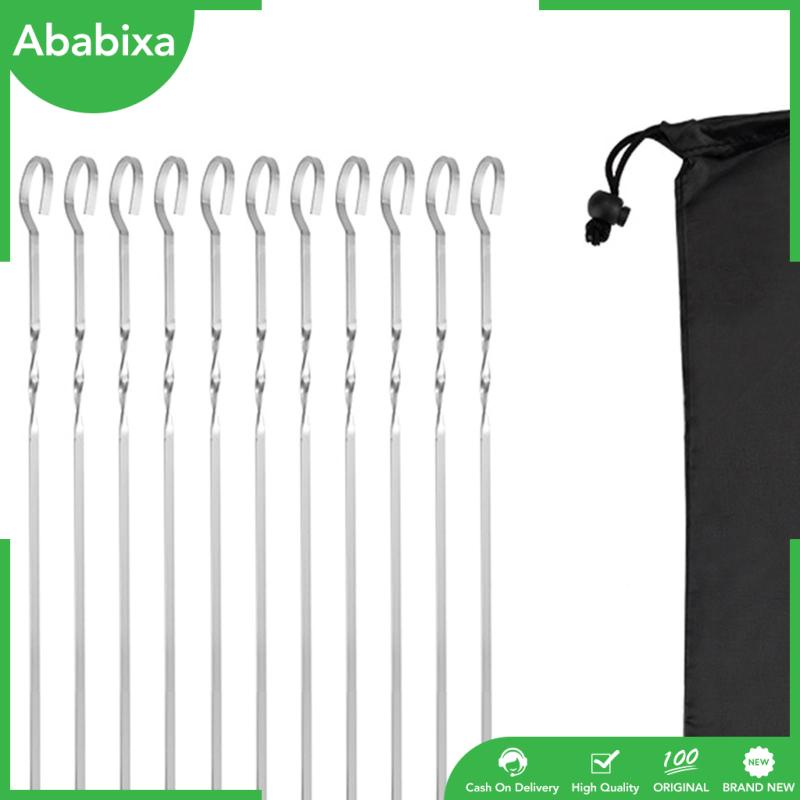 Xiên Nướng BBQ Bằng Thép Không Gỉ Tái Sử Dụng Tiện Lợi