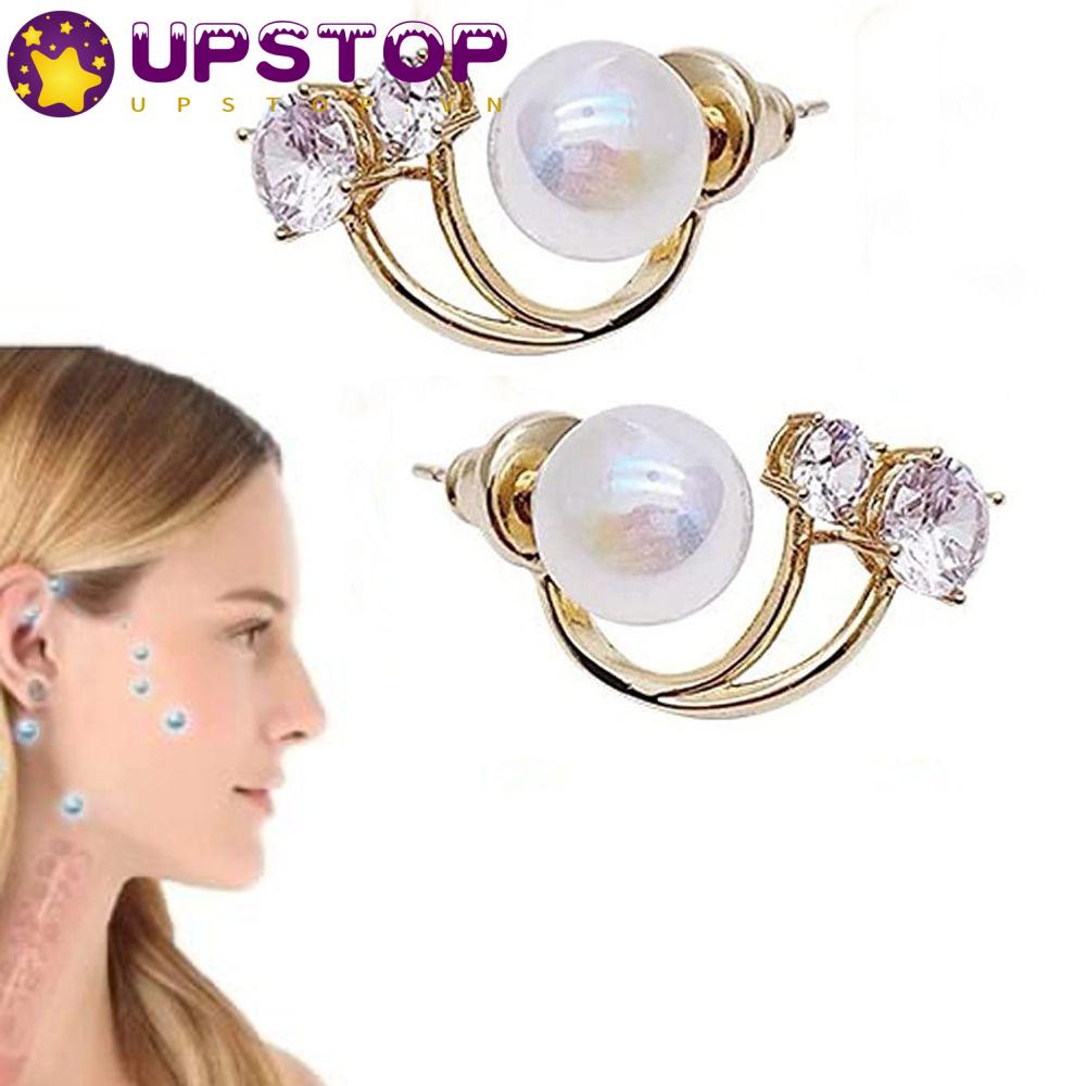 Upstopvn Bông Tai Đinh Tán Từ Tính Giảm Căng Thẳng Phục Hồi Lymphatic