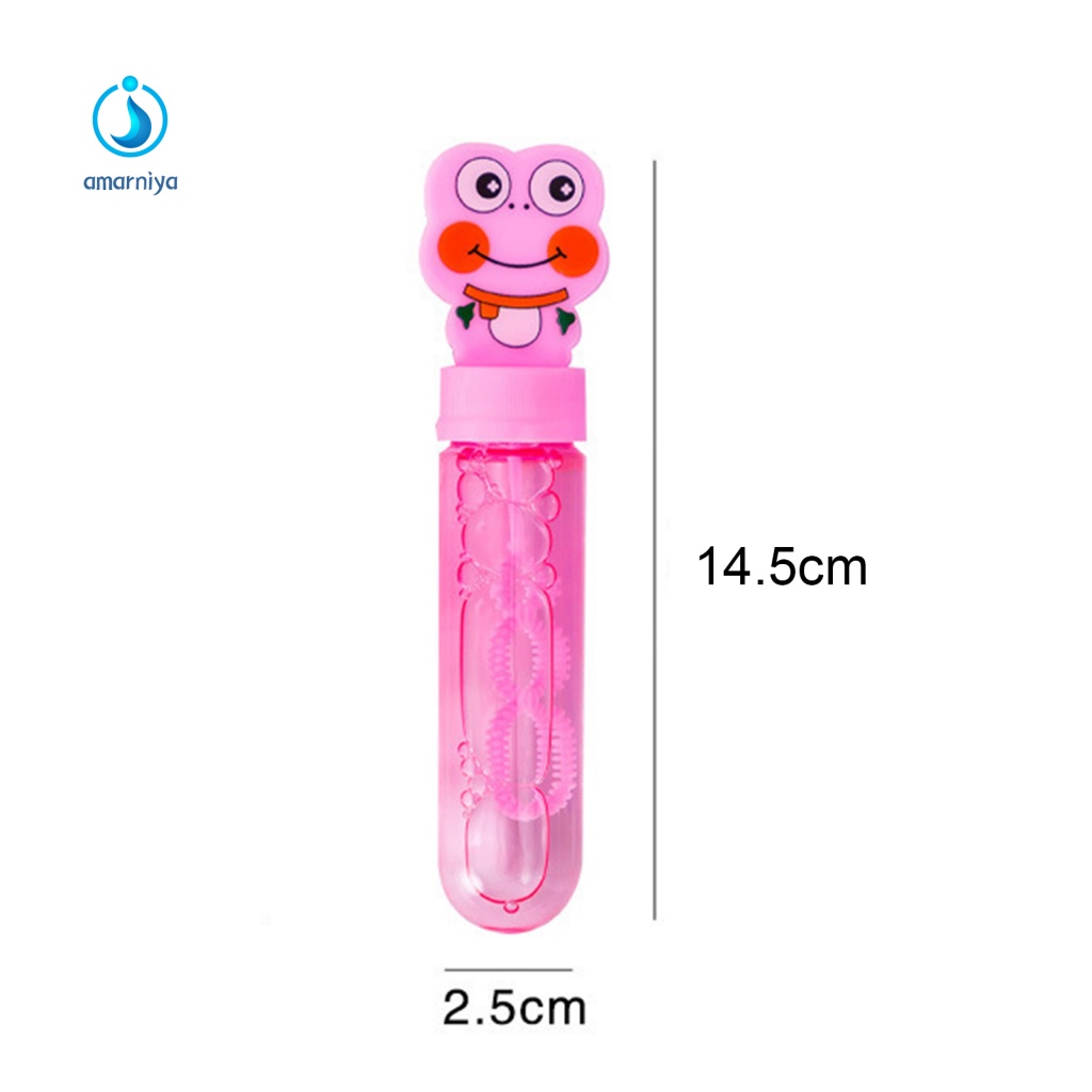 Đồ Chơi Thổi Bong Bóng Xà Phòng 3 Lỗ Hình Động Vật Nhỏ Dễ Thương Cho Bé Mẫu Giáo