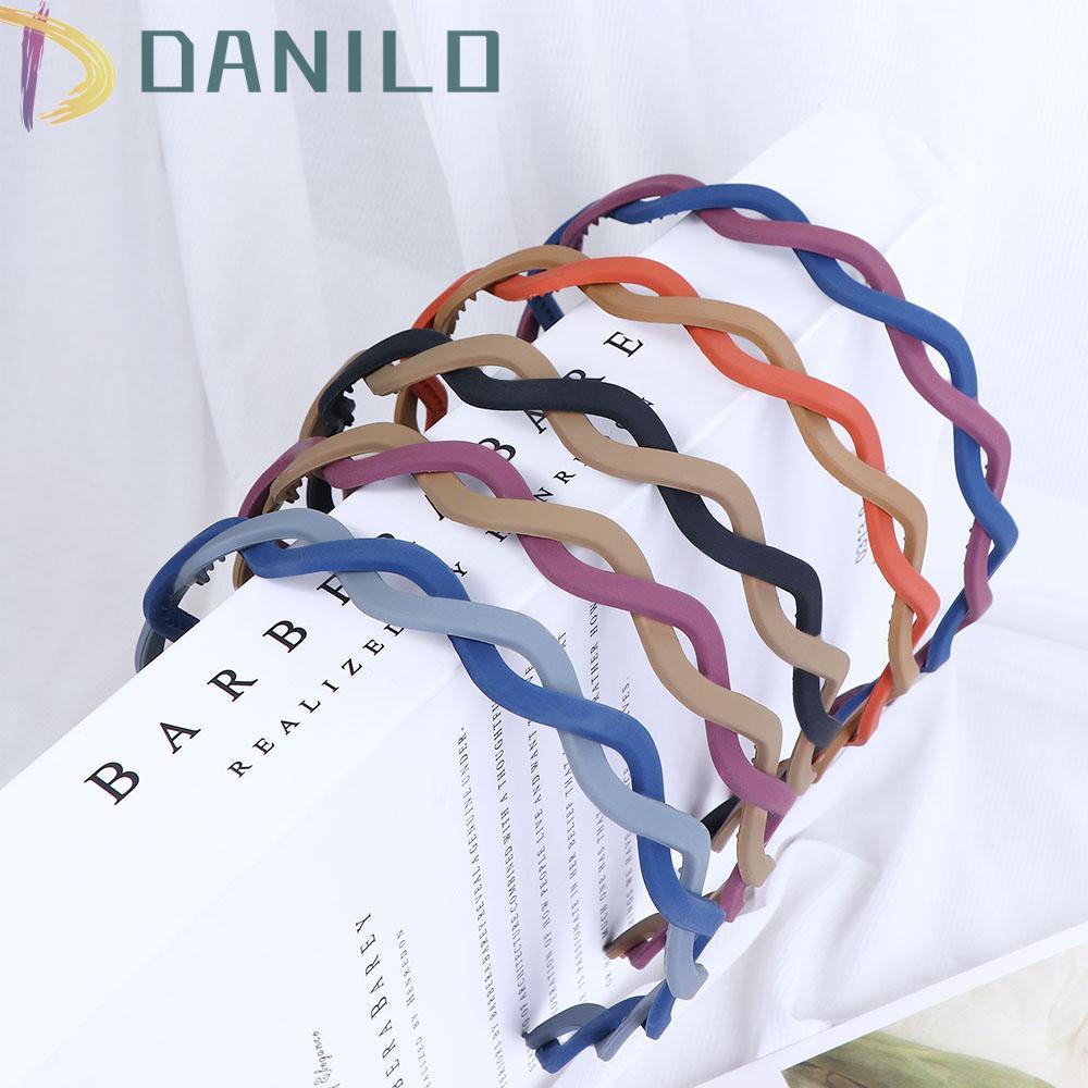 Băng Đô Cài Tóc DANILO Màu Trơn Họa Tiết Da Rắn Thời Trang Cho Nữ