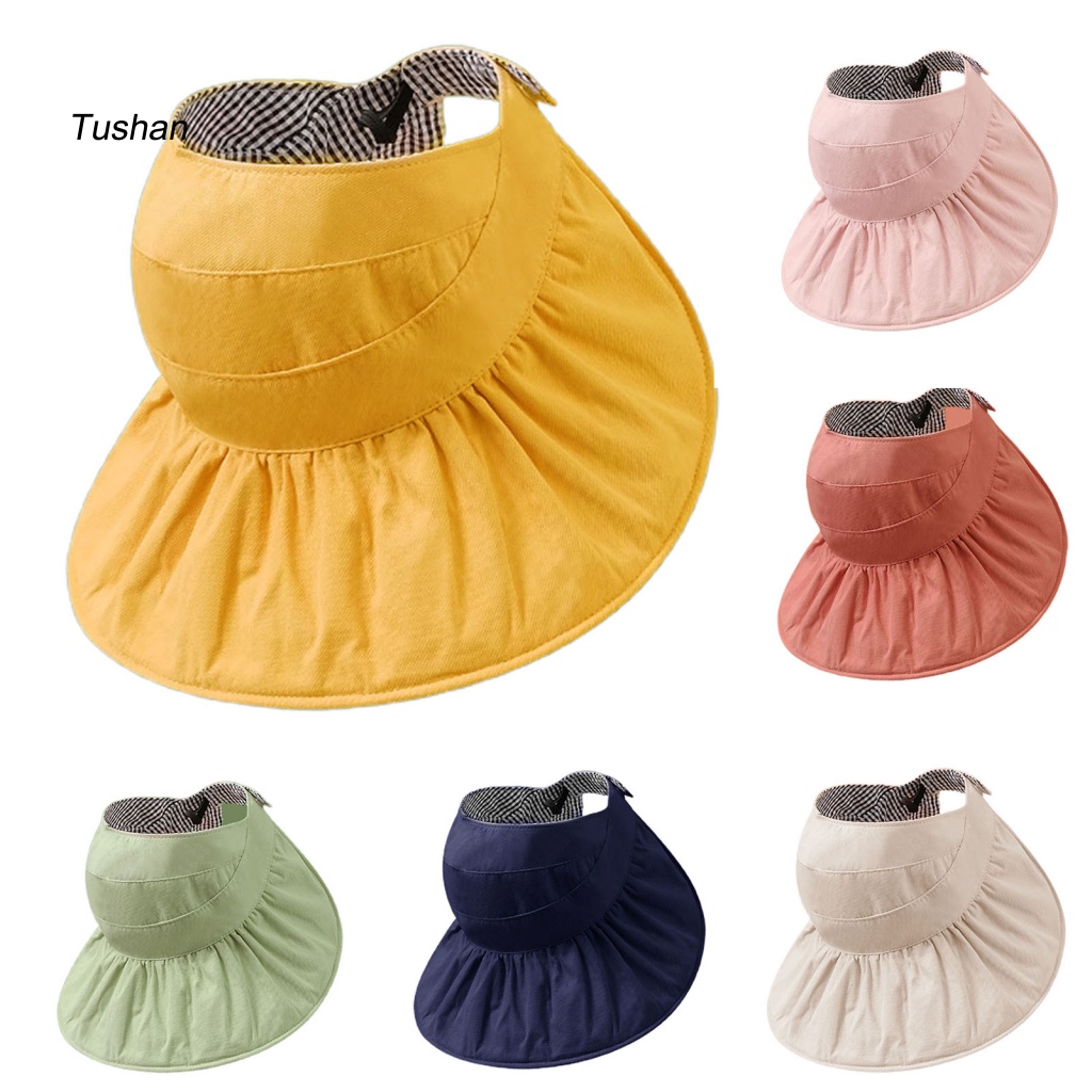 Mũ Bucket Vành Rộng Chống Tia UV Có Thể Gấp Gọn Tiện Dụng Mang Theo Du Lịch Cho Bé