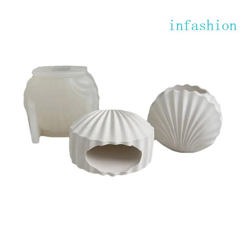 Khuôn Silicone Làm Chậu Hoa Xi Măng Thủ Công DIY