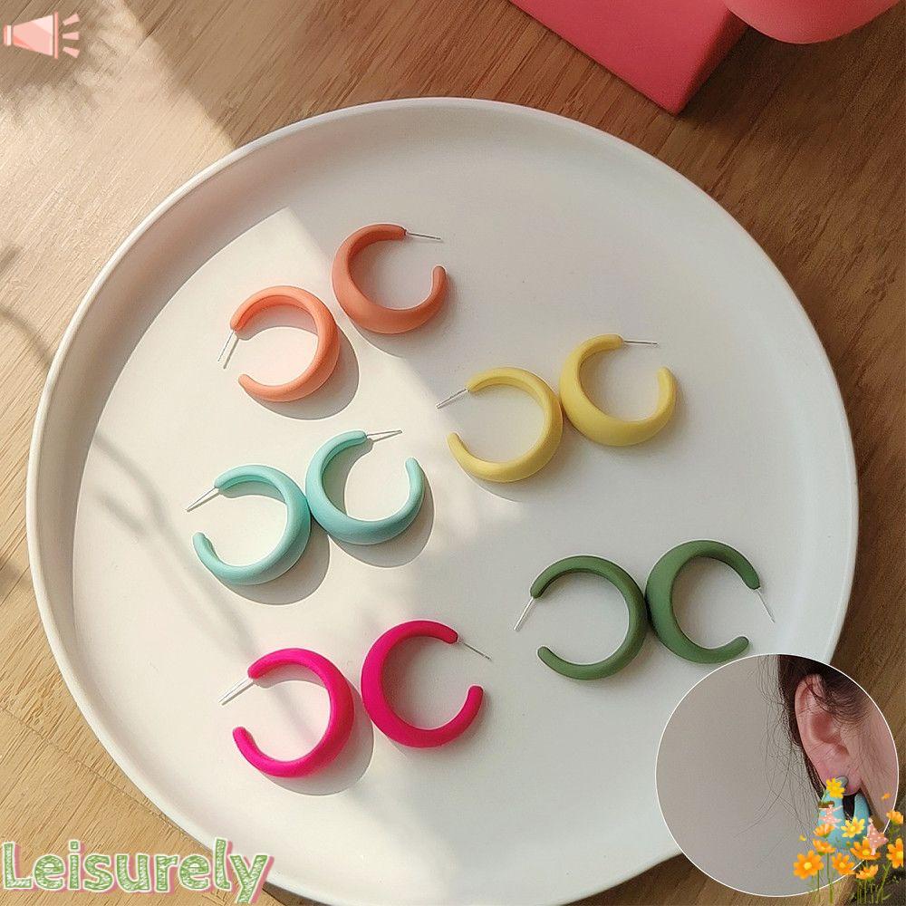 Bông Tai Hình Chữ C Thời Trang Dành Cho Nữ