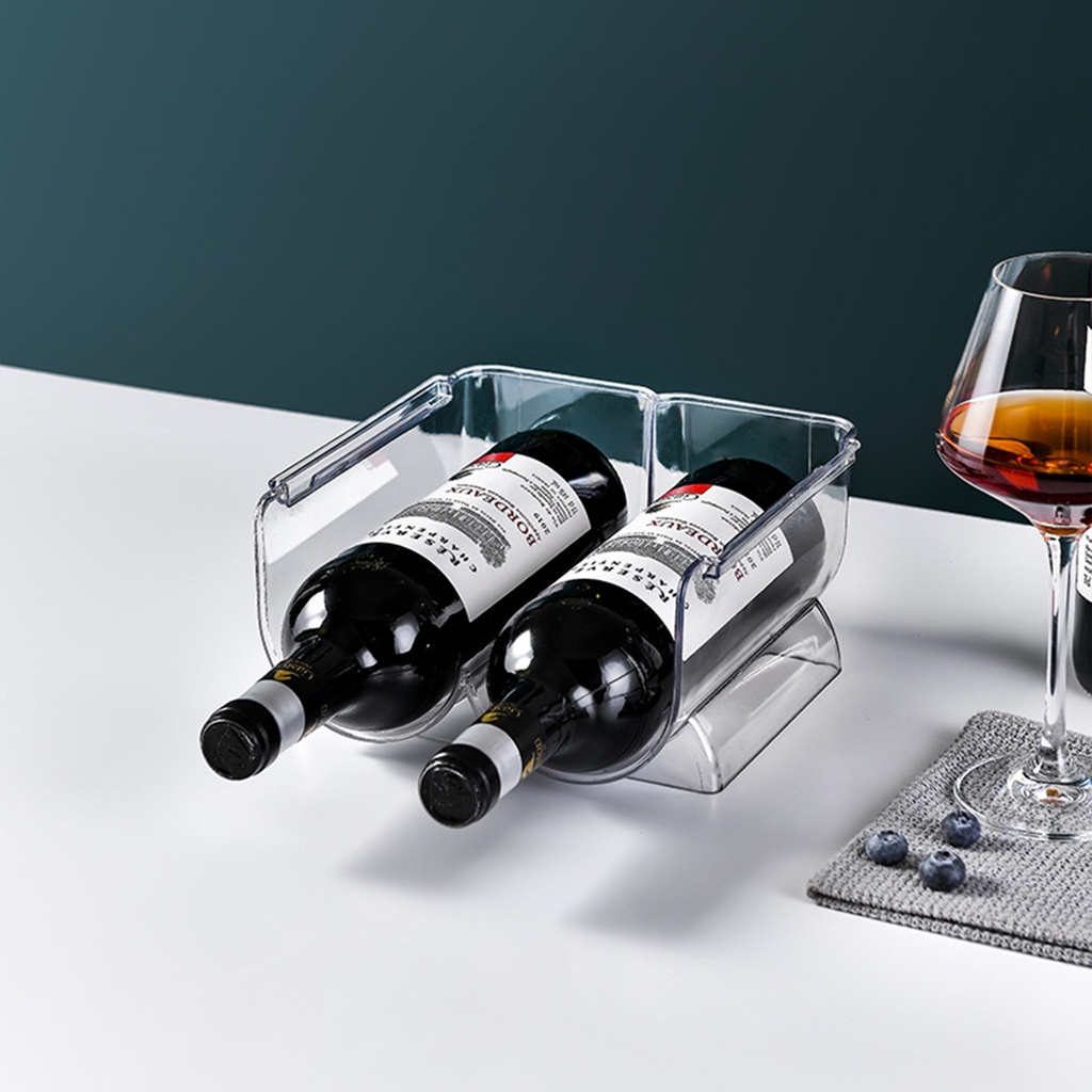 Giá Đỡ Chai Rượu / Bia Tiện Dụng Cho Tủ Lạnh