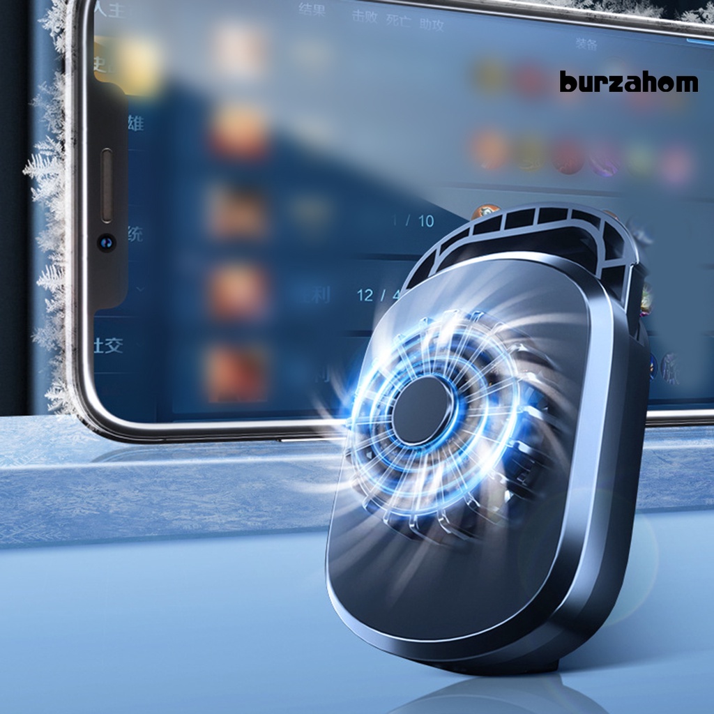 [BR] Srq] Quạt Tản Nhiệt Siêu Nhẹ Nhanh Chóng Mini Không Gây Tiếng Ồn Kẹp Lưng Điện Thoại Chơi Game