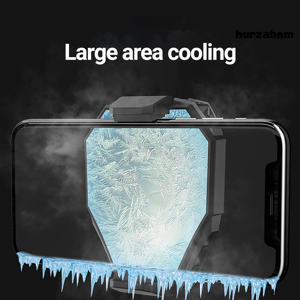 [BR] Quạt Tản Nhiệt Điện Thoại DL06 Màn Hình Hiển Thị Nhiệt Độ Thực Tế Có Đèn RGB Làm Mát Nhanh Chóng Không Gây Tiếng Ồn Cho