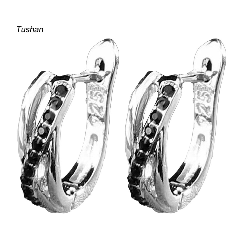 Bông Tai TròN ĐíNh Đá ThờI Trang