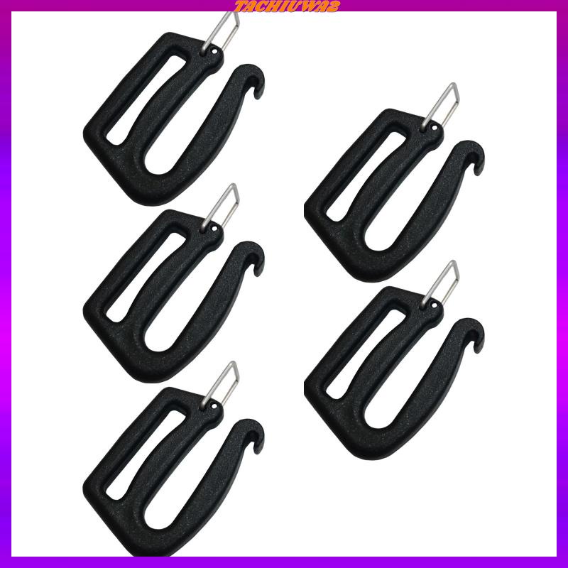 [Tachiuwa2] Ba Lô Màu Đen 1 inch Có Móc Chữ G Dùng Đi Cắm Trại