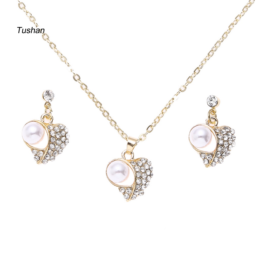 Vòng cổ Mặt Trái Tim Đính Đá Thời Trang