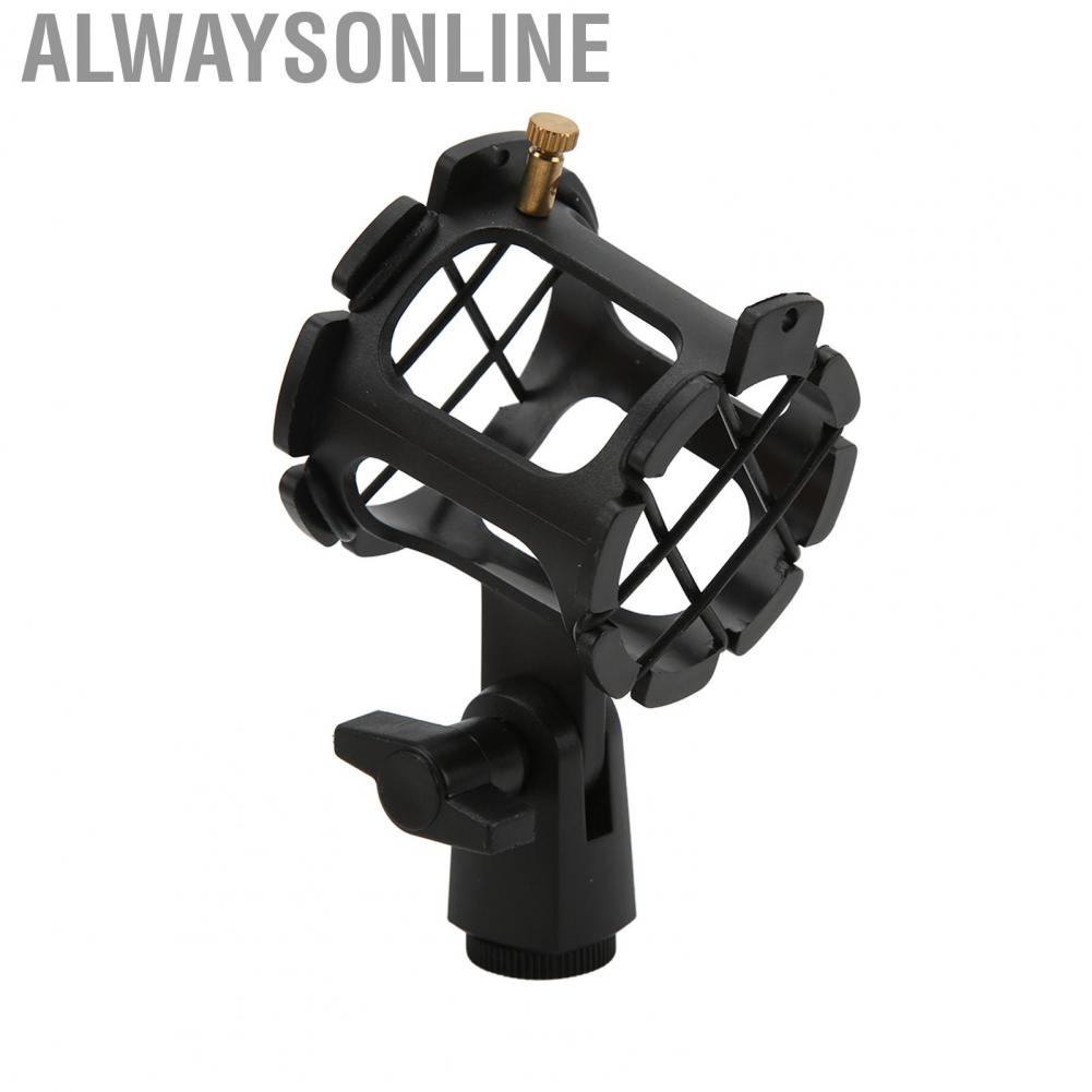 Alwaysonline Microphone Holder  Good Toughness Shock Mount for Live Broadcast Conference