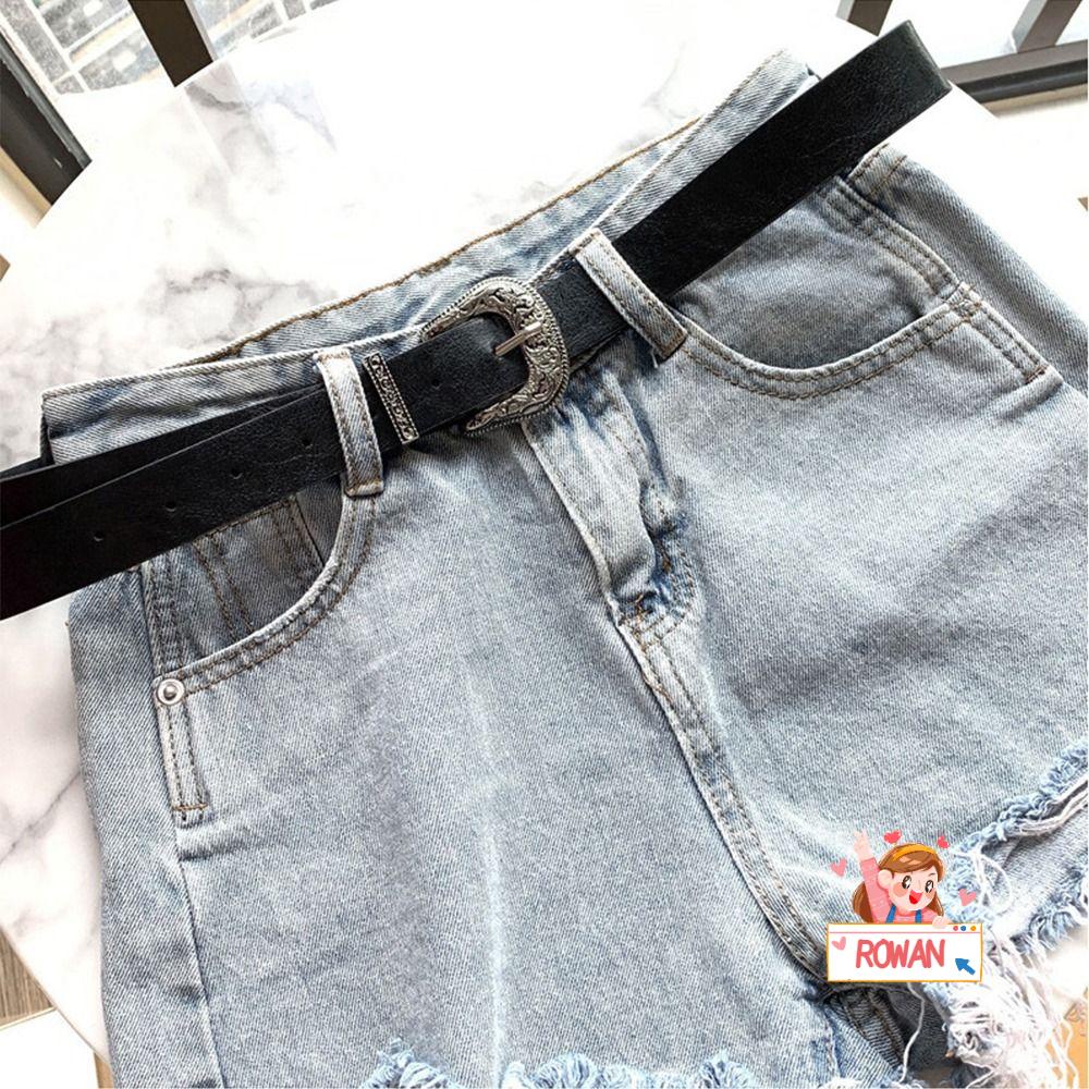 Thắt Lưng Có Khóa Cài Phong Cách Retro Thời Trang Dễ Phối Đồ