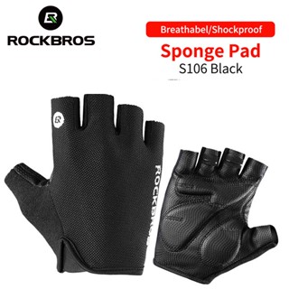 【Fulfilled by Shopee ROCKBROS Găng Tay Thể Thao Hở Ngón Thoáng Khí Chống Sốc Cho Nam Nữ