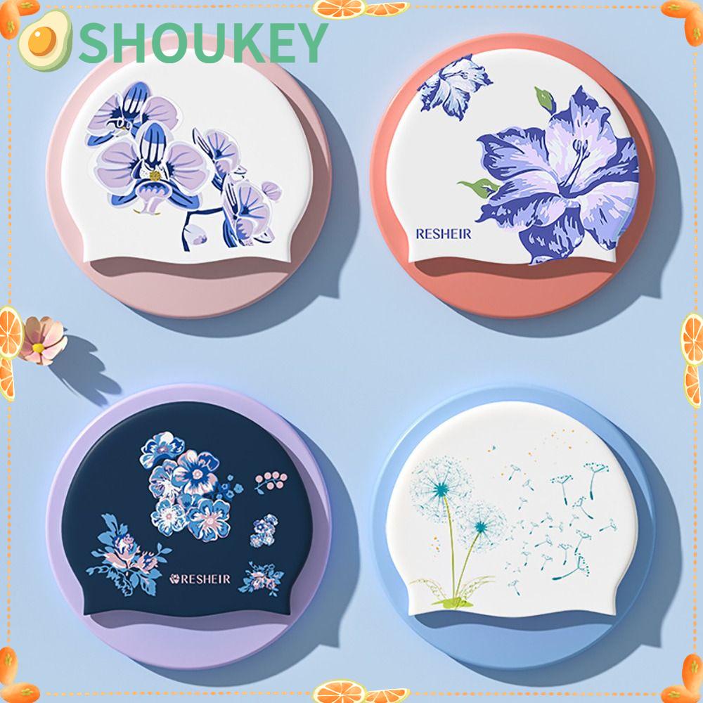 Mũ Bơi Bằng Silicone Siêu Mỏng Chống Thấm Nước Dành Cho Nữ