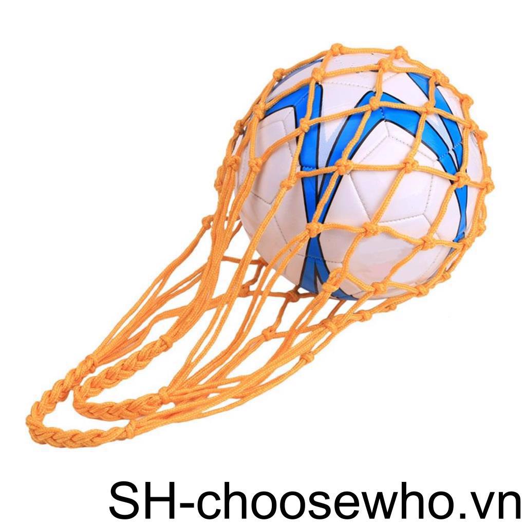 Set 2 Túi Lưới Đựng Bóng Rổ / Bóng Bầu Dục Chống Nước Có Tay Cầm Dày Dặn