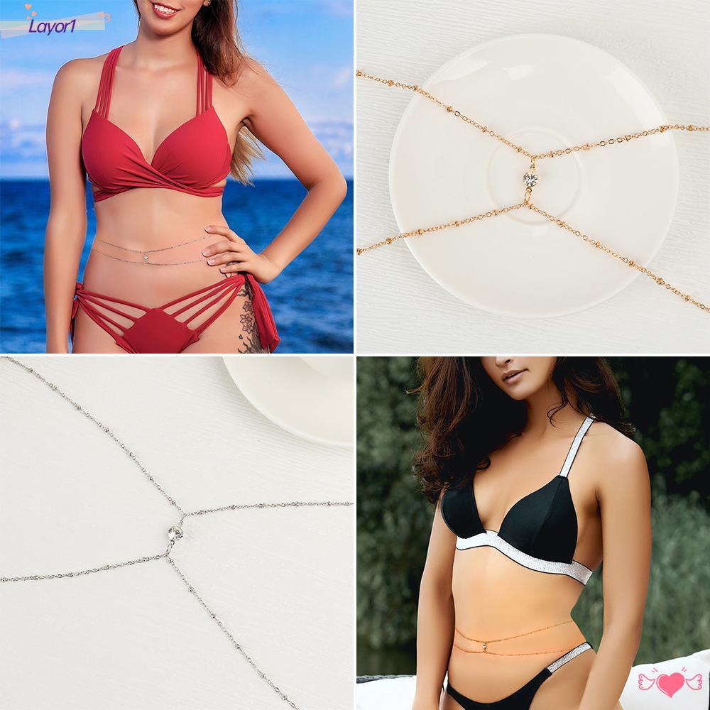 Dây Chuyền Toàn Thân Hai Lớp Thiết Kế Gợi Cảm Thời Trang Đi Biển Mùa Hè 1