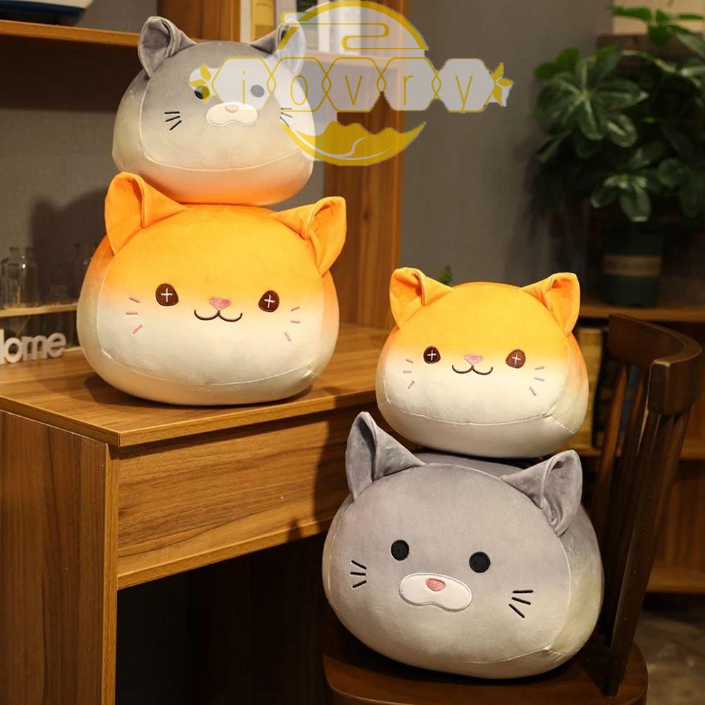 Gối Nhồi Bông Hình Mèo Hoạt Hình Dễ Thương Làm Quà Tặng Cho Bé